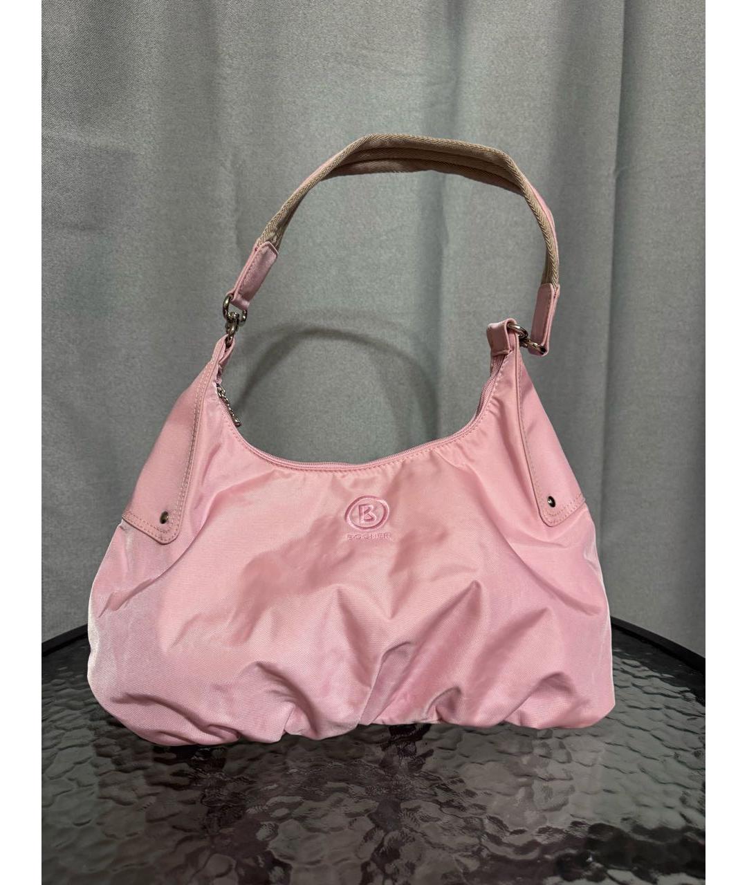 BOGNER Розовая тканевая дорожная/спортивная сумка, фото 9