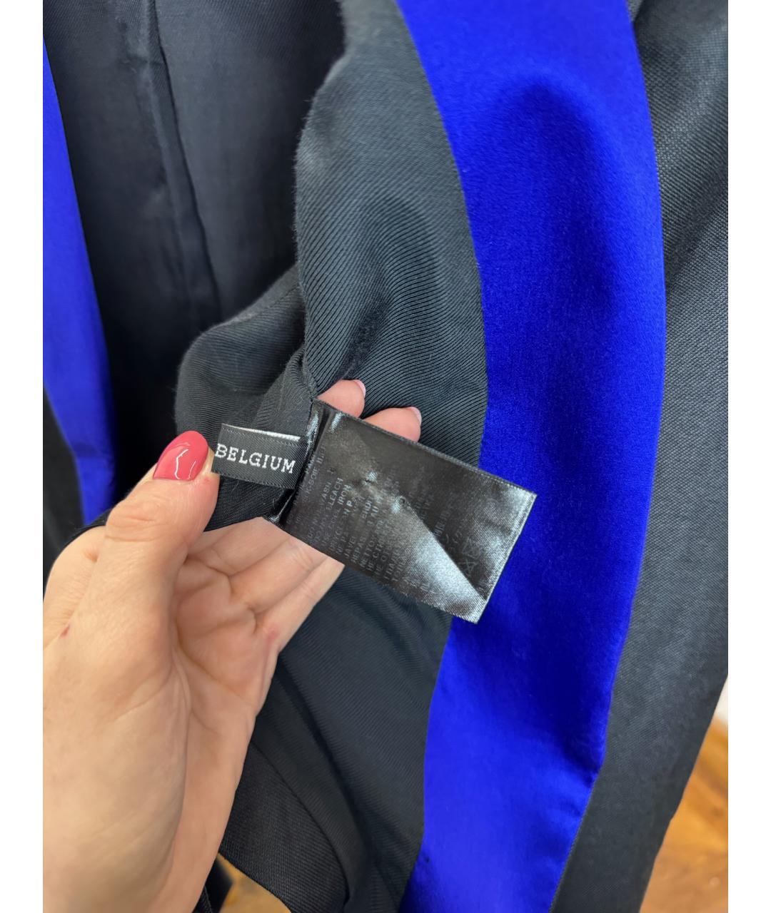 HAIDER ACKERMANN Черный шелковый жакет/пиджак, фото 3