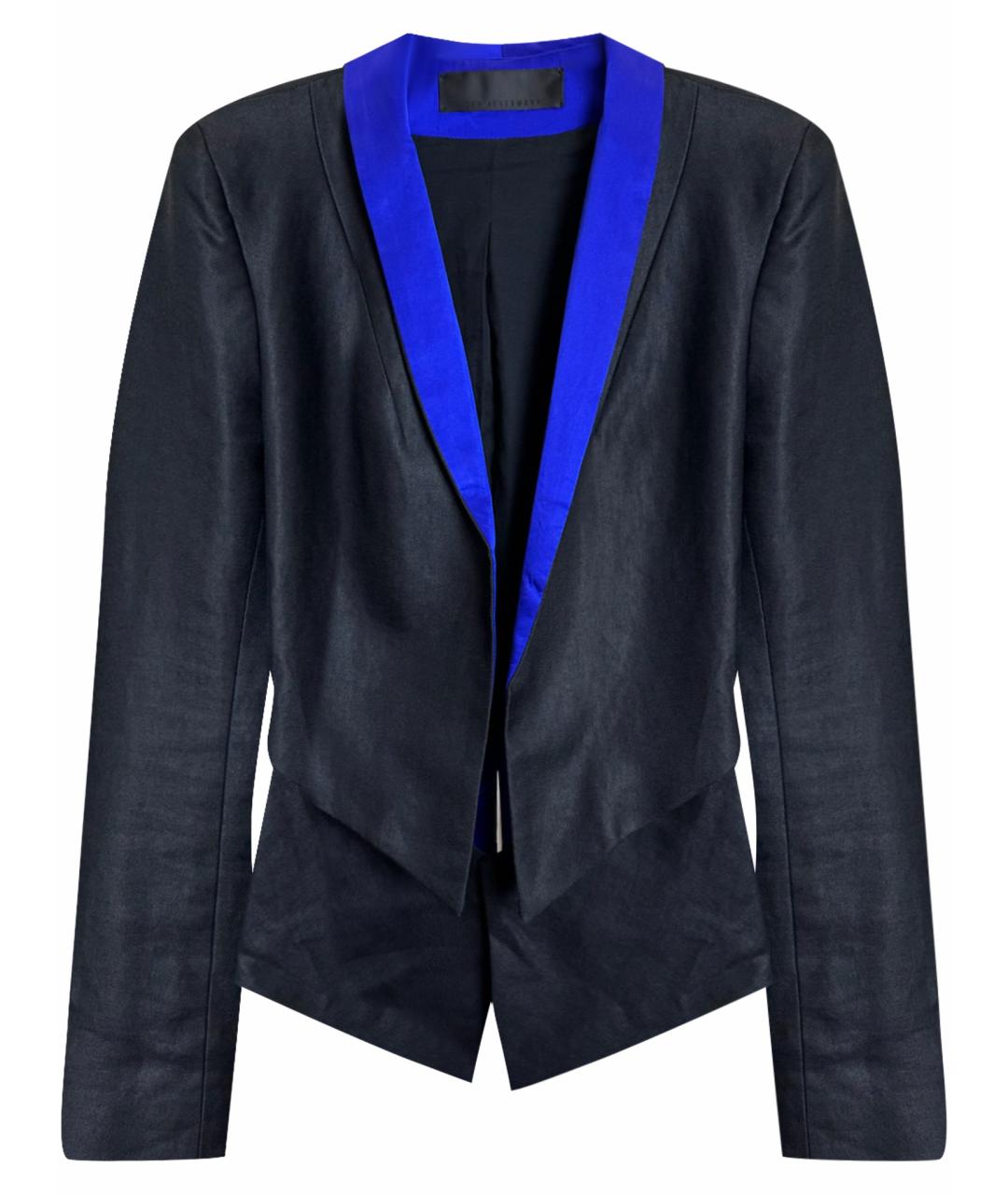 HAIDER ACKERMANN Черный шелковый жакет/пиджак, фото 1