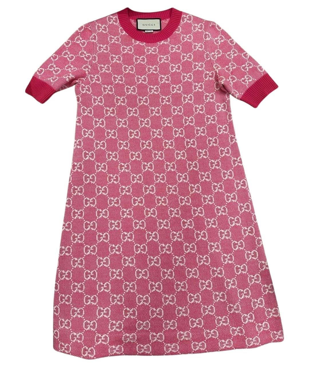 GUCCI Розовое повседневное платье, фото 1