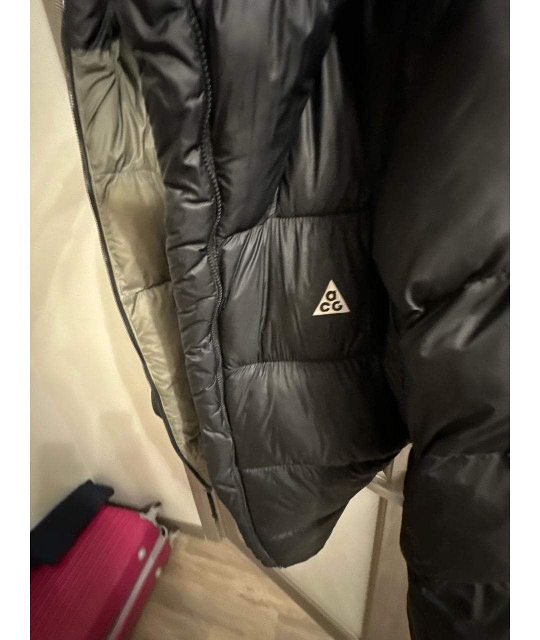 NIKE ACG Черный полиэстеровый пуховик, фото 3
