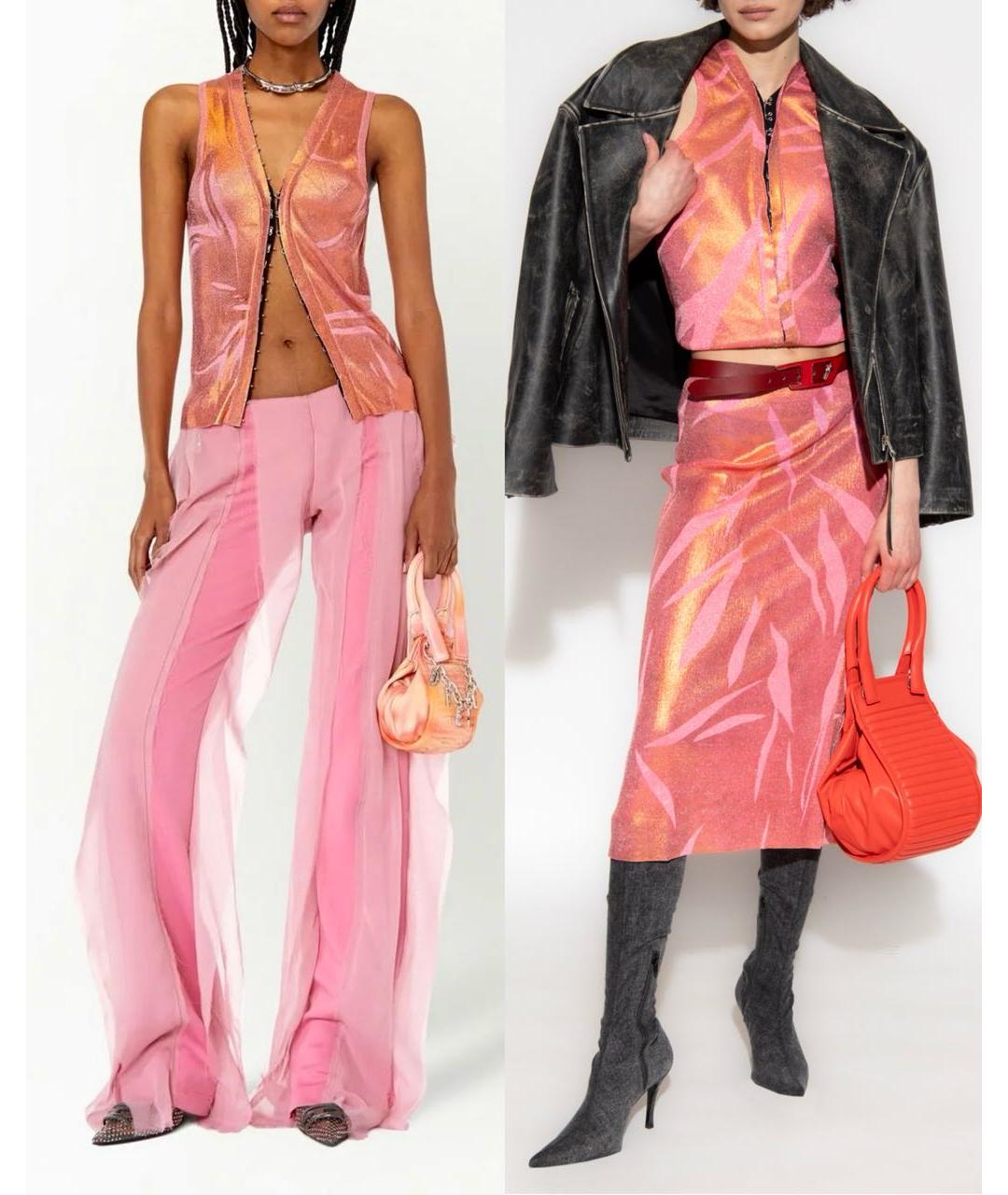 DIESEL Мульти ацетатная майка, фото 4