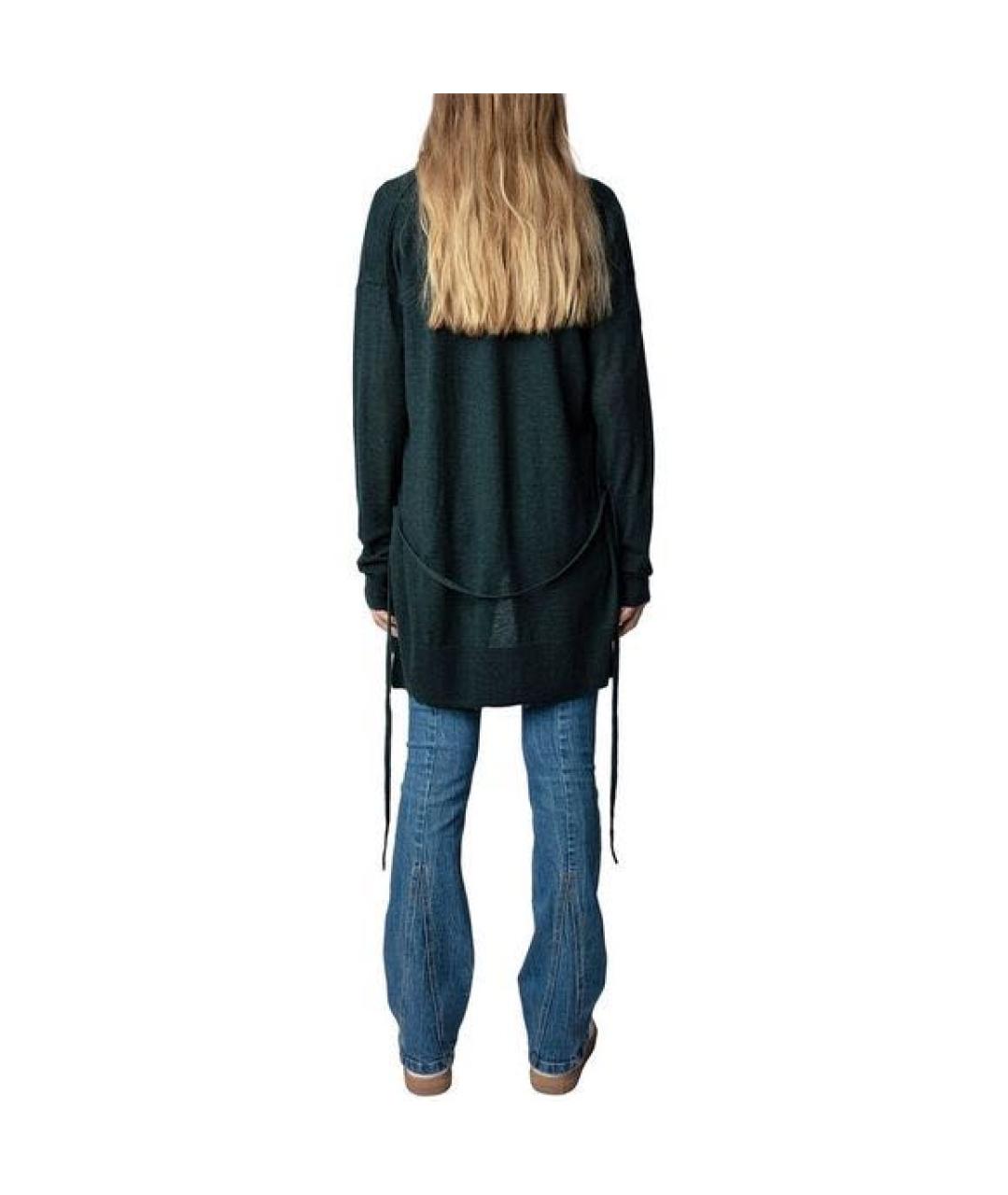 ZADIG & VOLTAIRE Зеленый кашемировый кардиган, фото 3