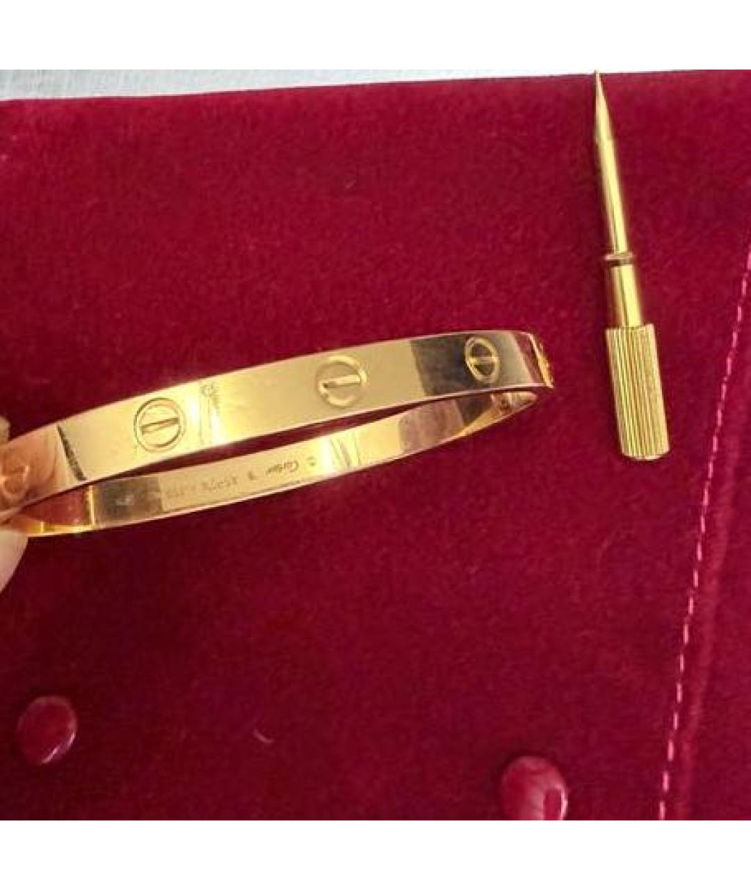 CARTIER Золотой браслет из желтого золота, фото 3