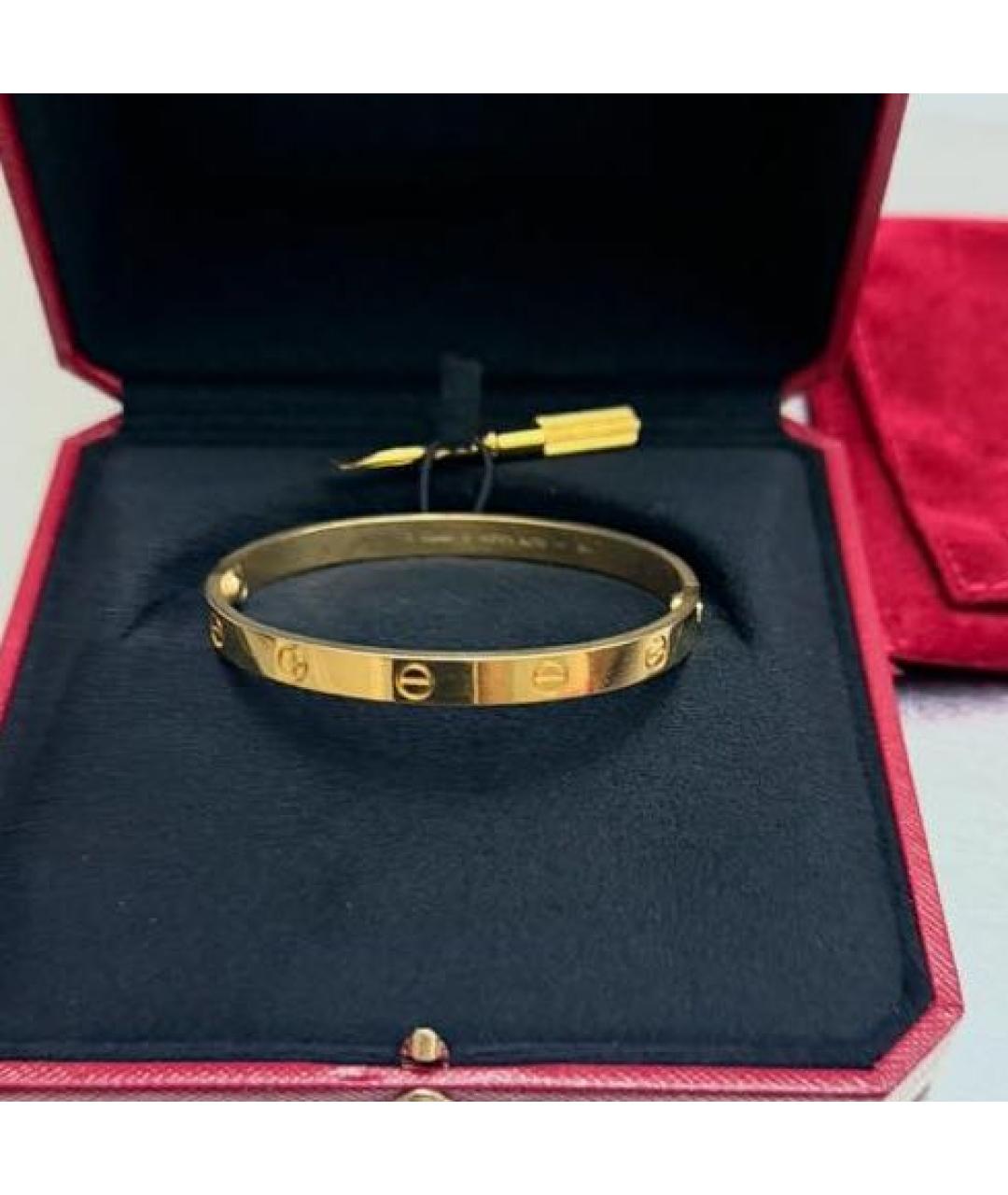 CARTIER Золотой браслет из желтого золота, фото 2