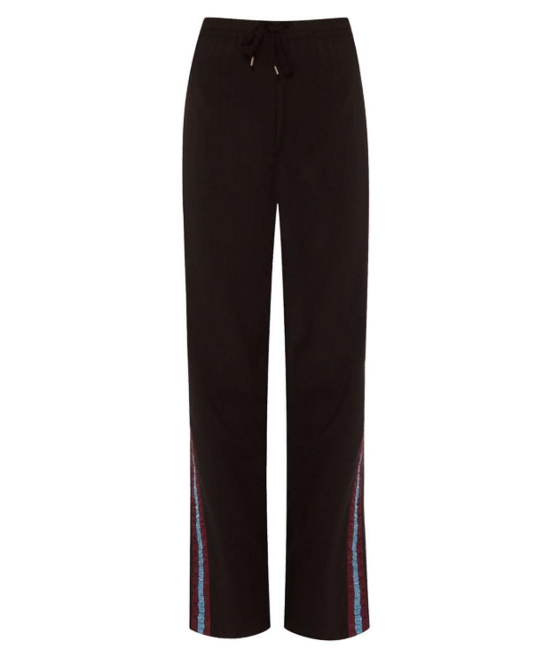 NO. 21 Черные шерстяные брюки широкие, фото 1