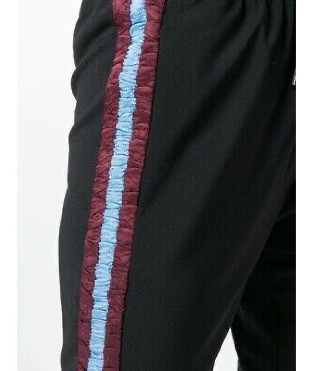 NO. 21 Черные шерстяные брюки широкие, фото 4