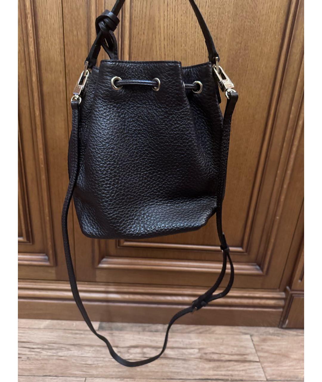 COCCINELLE Коричневая кожаная сумка через плечо, фото 2