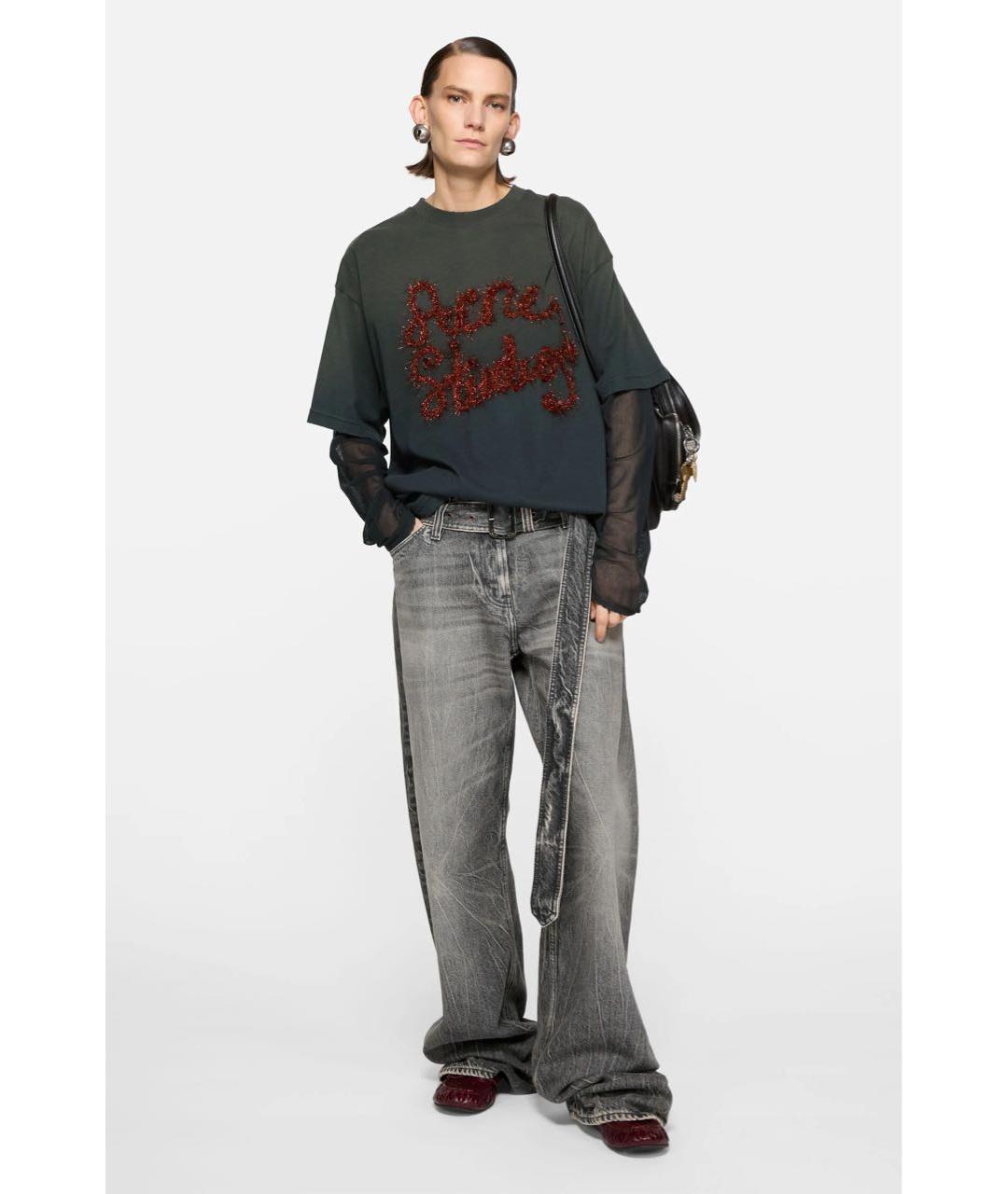 ACNE STUDIOS Зеленый джемпер / свитер, фото 4