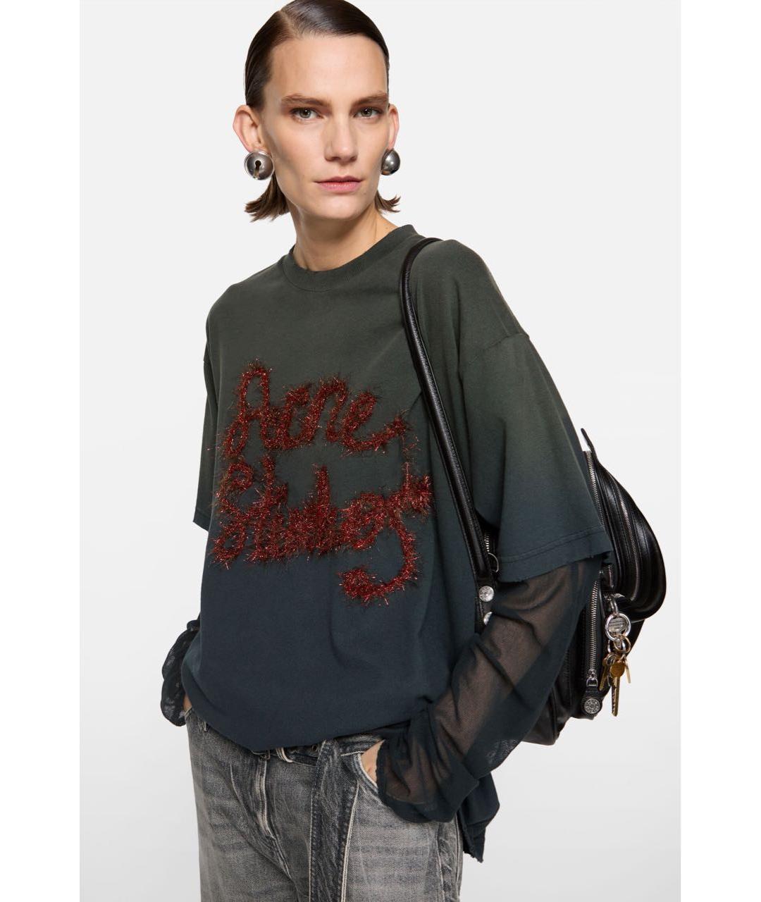 ACNE STUDIOS Зеленый джемпер / свитер, фото 3