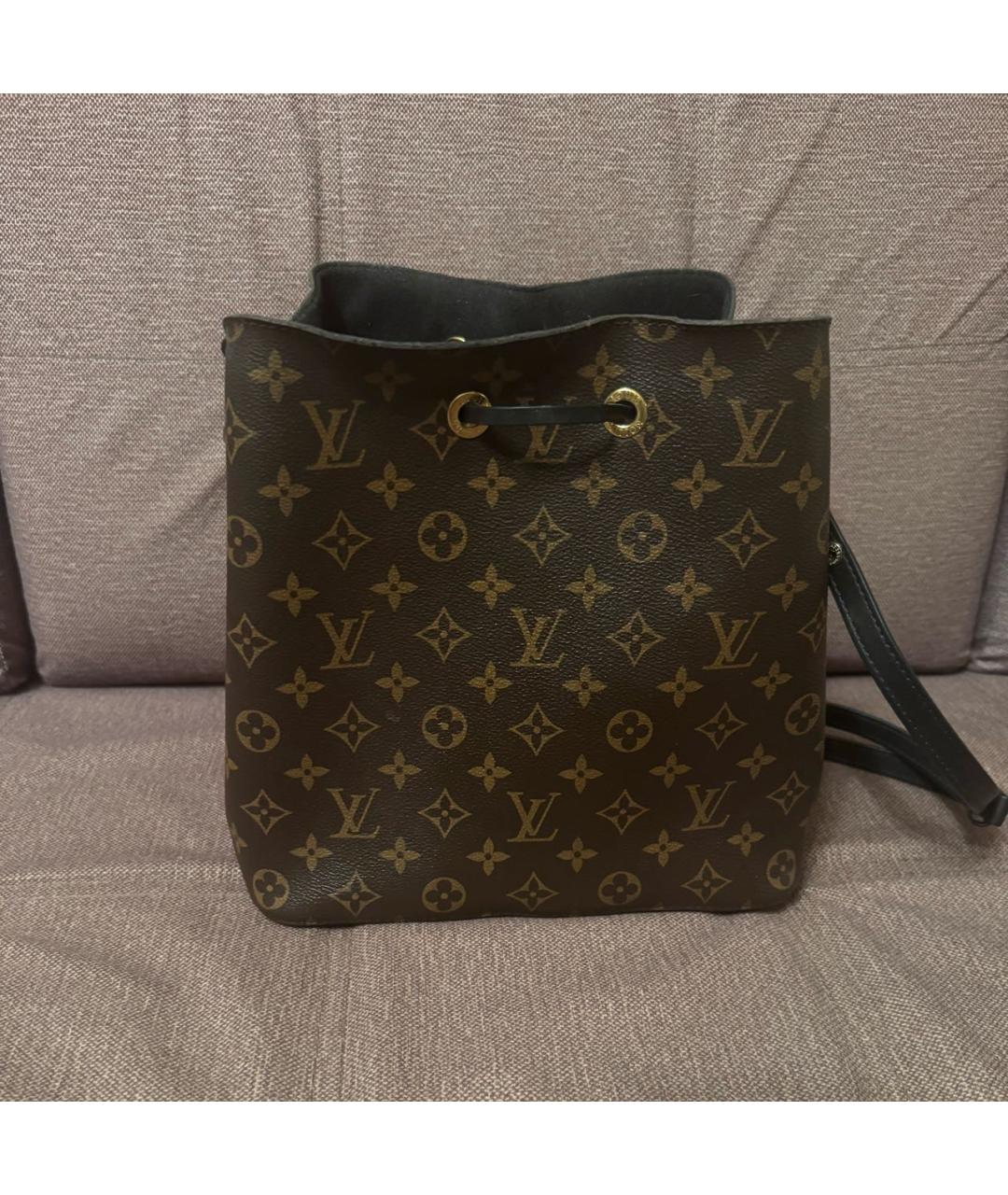 LOUIS VUITTON Коричневая сумка тоут, фото 3