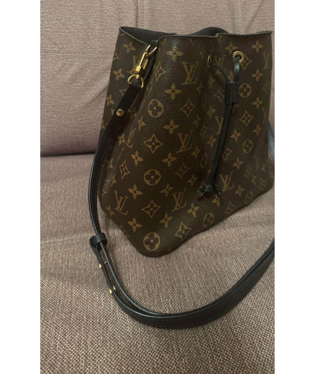 LOUIS VUITTON Коричневая сумка тоут, фото 2