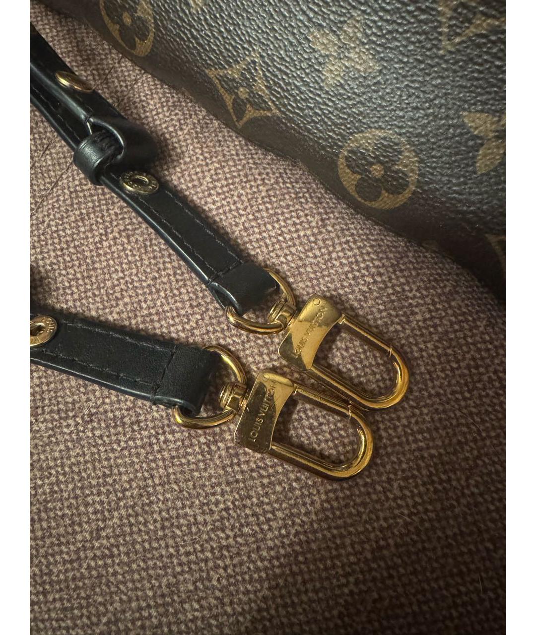 LOUIS VUITTON Коричневая сумка тоут, фото 6