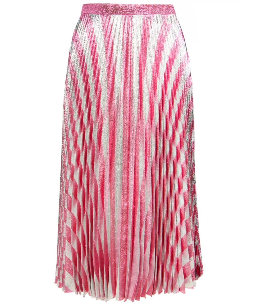 GUCCI Розовая юбка миди, фото 1