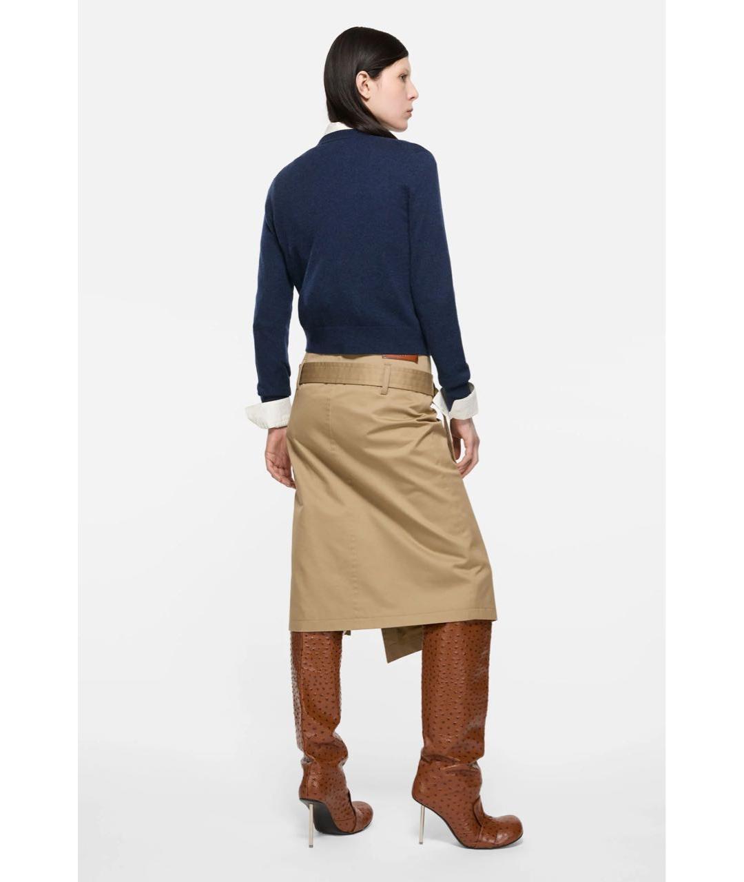 ACNE STUDIOS Темно-синий шерстяной кардиган, фото 6