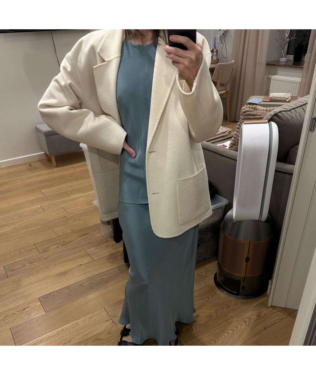 12 STOREEZ Голубой шелковый костюм с юбками, фото 6