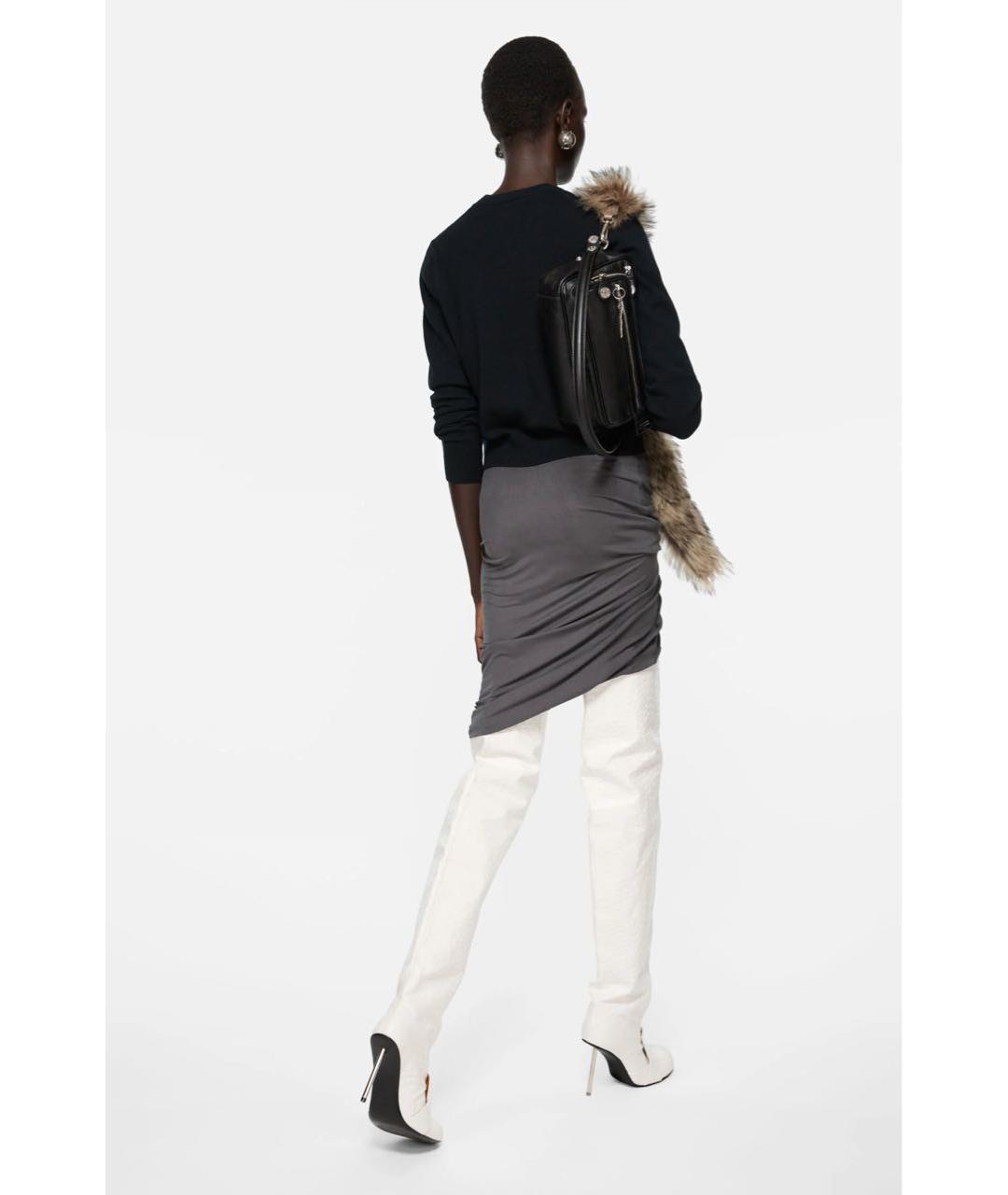 ACNE STUDIOS Черный шерстяной кардиган, фото 5