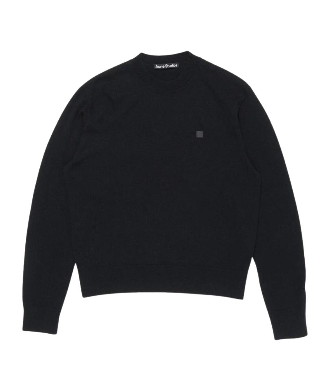 ACNE STUDIOS Черный шерстяной джемпер / свитер, фото 1