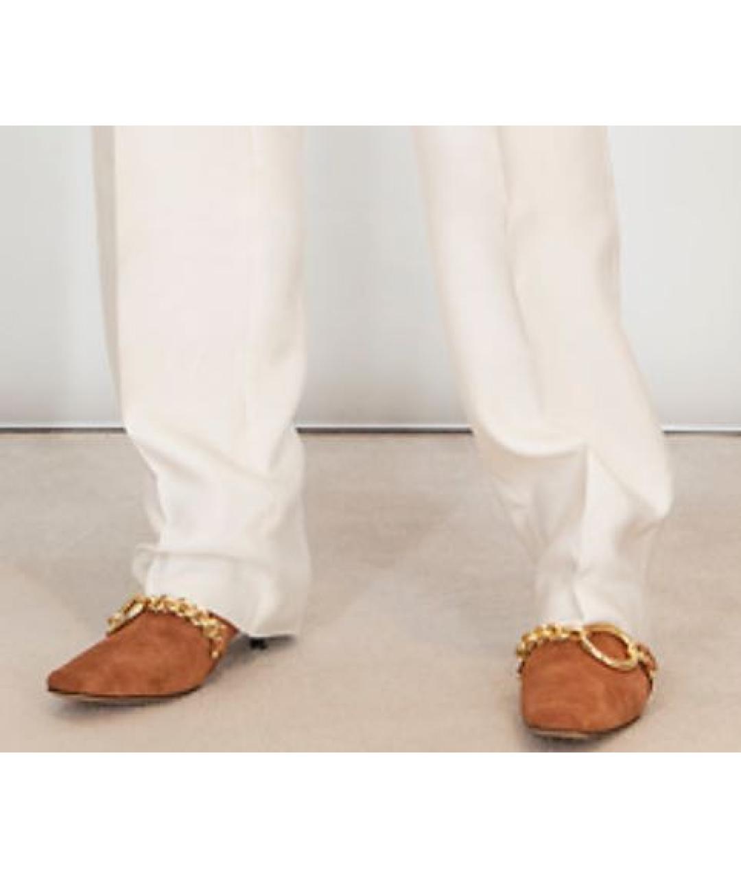 J.W.ANDERSON Коричневые замшевые ботильоны, фото 5