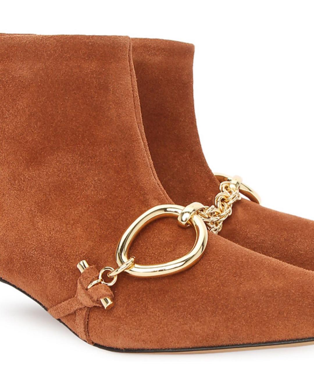 J.W.ANDERSON Коричневые замшевые ботильоны, фото 7