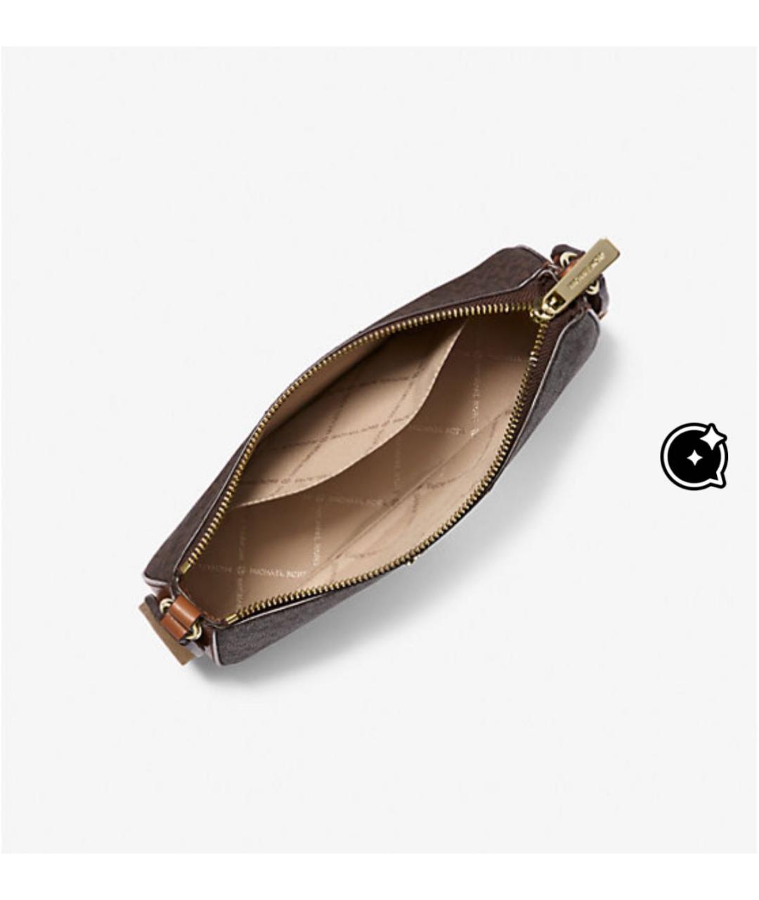 MICHAEL KORS Коричневая сумка через плечо, фото 2