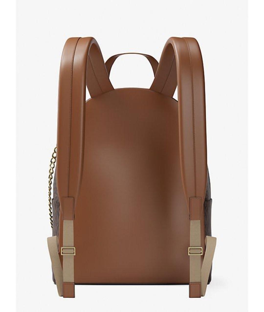 MICHAEL KORS Коричневый рюкзак из искусственной кожи, фото 2