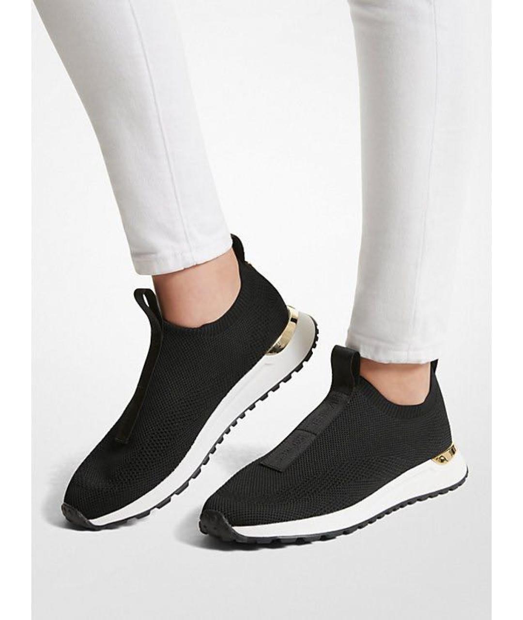 MICHAEL KORS Черные текстильные кроссовки, фото 5