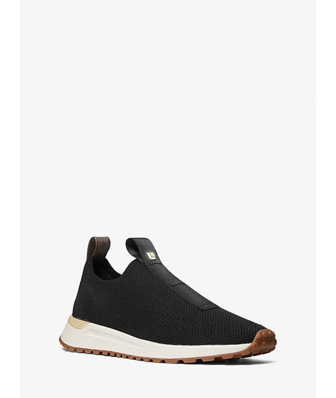 MICHAEL KORS Черные текстильные кроссовки, фото 2