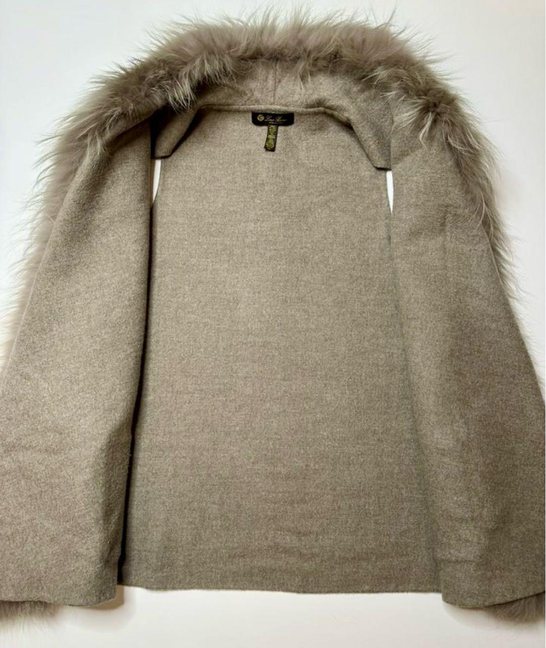 LORO PIANA Бежевый кашемировый жилет, фото 5