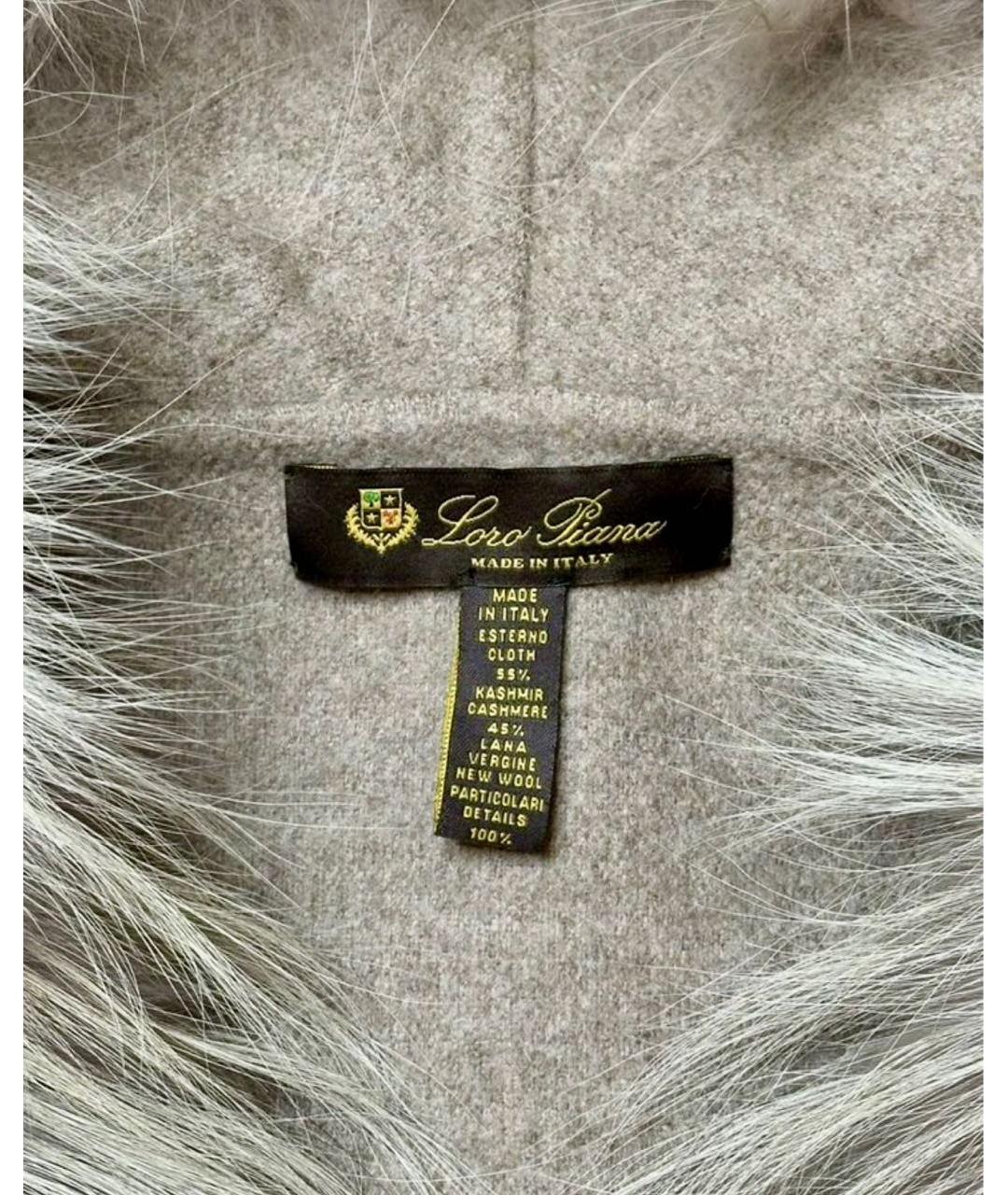 LORO PIANA Бежевый кашемировый жилет, фото 4