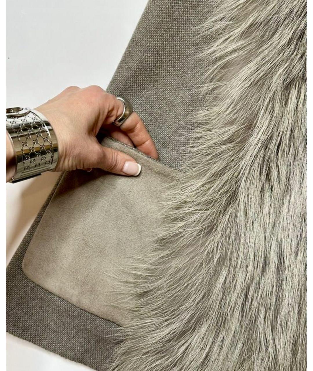 LORO PIANA Бежевый кашемировый жилет, фото 8