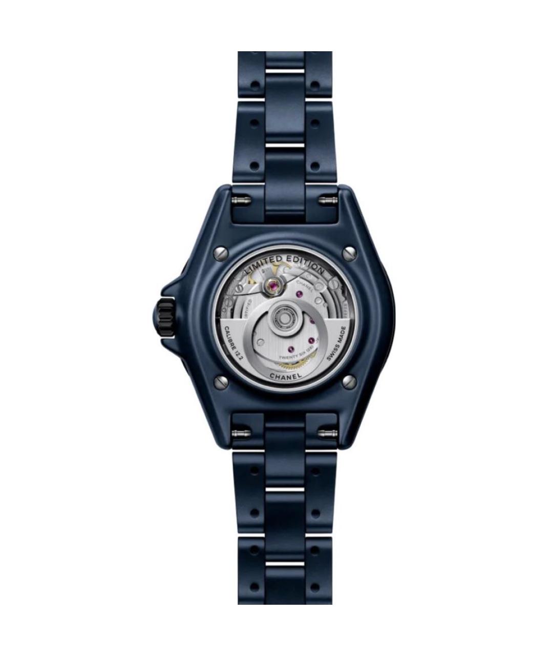 CHANEL Синие металлические часы, фото 2