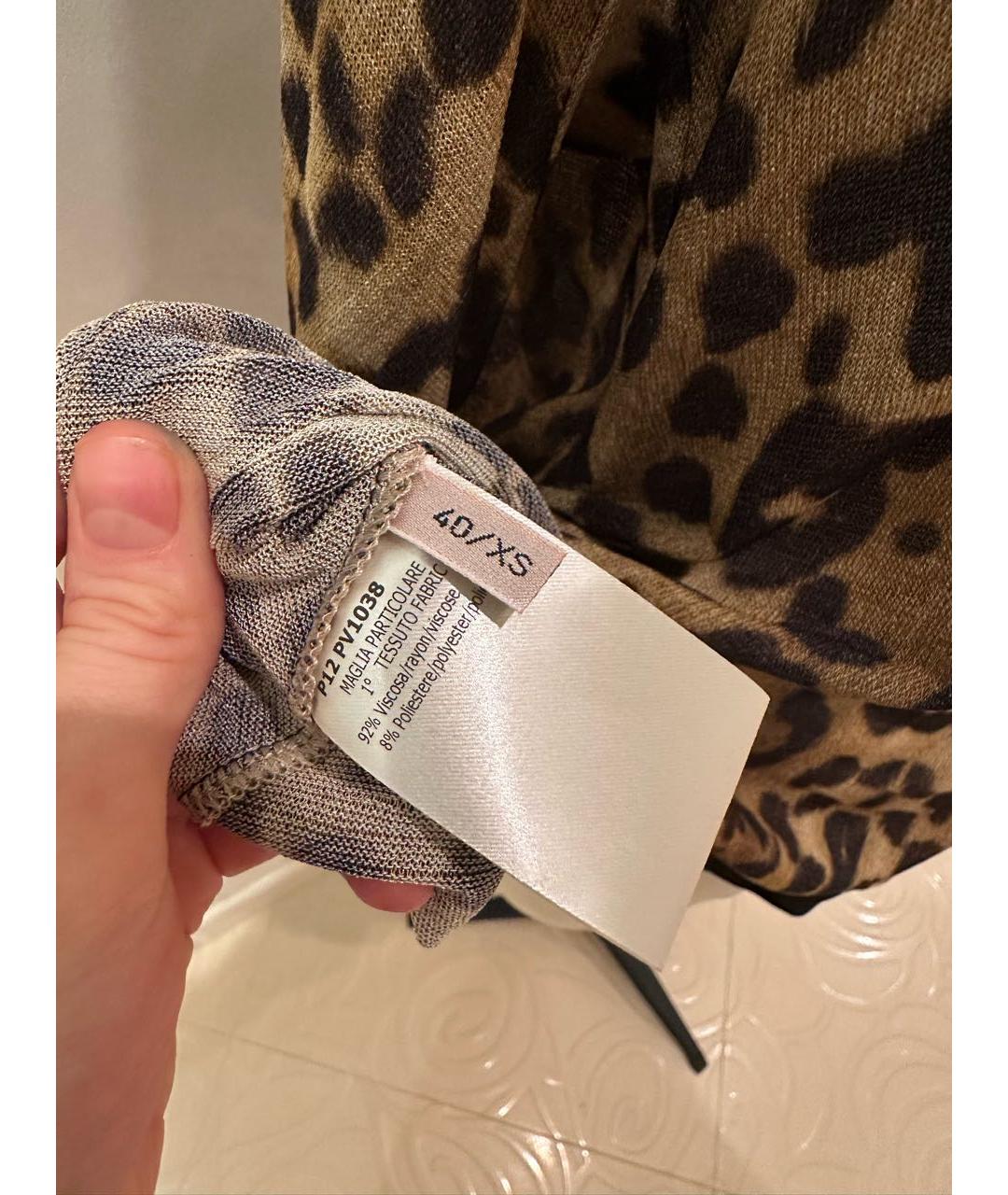 GIAMBATTISTA VALLI Коричневая вискозная блузы, фото 5