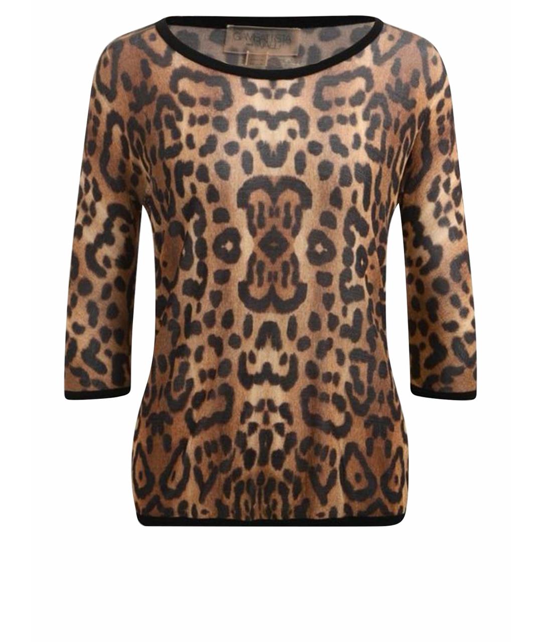 GIAMBATTISTA VALLI Коричневая вискозная блузы, фото 1