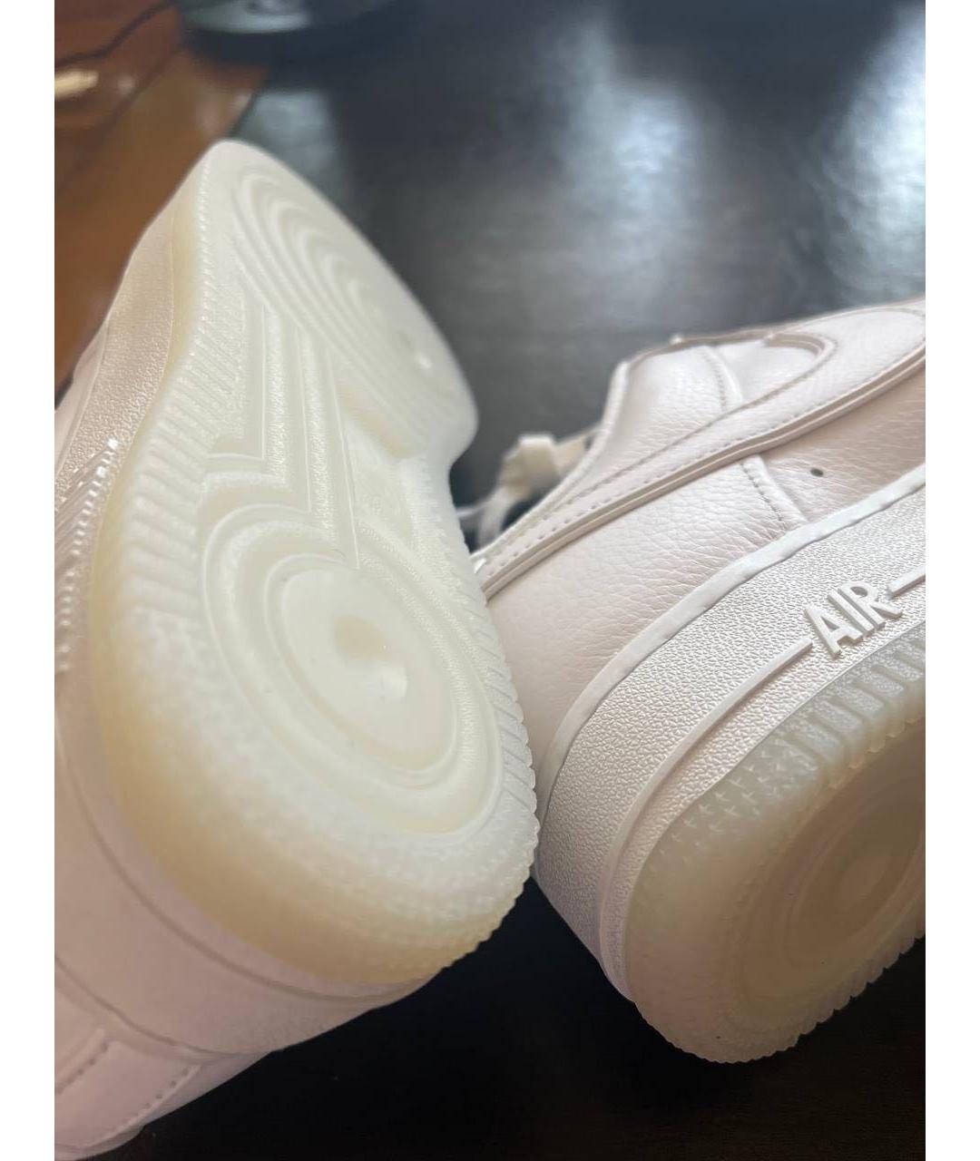 NIKE Белые кожаные кроссовки, фото 5