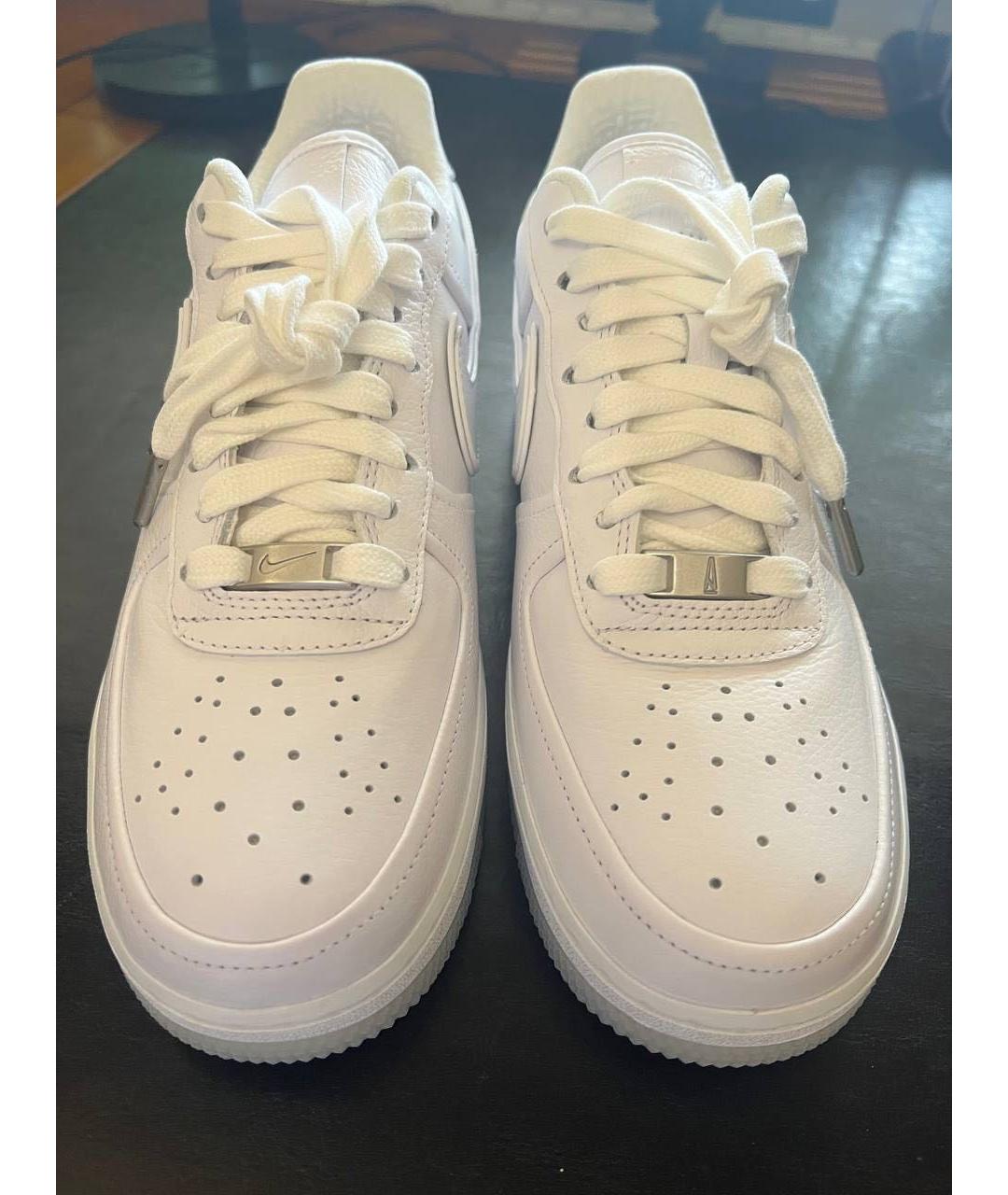 NIKE Белые кожаные кроссовки, фото 2