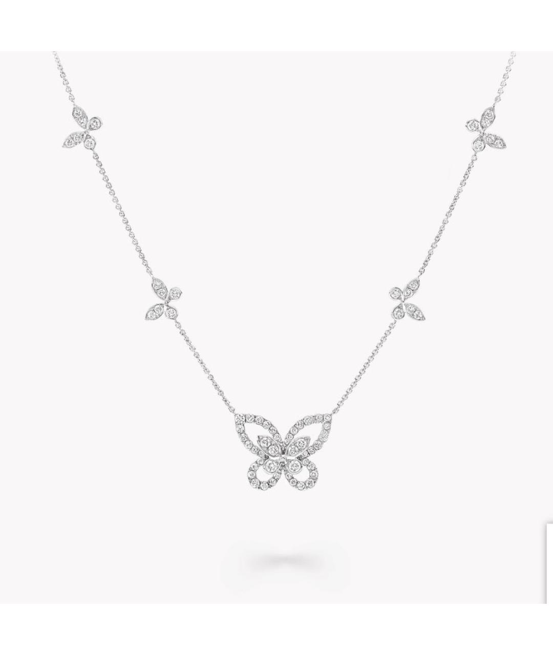 GRAFF Серебряное колье из белого золота, фото 4