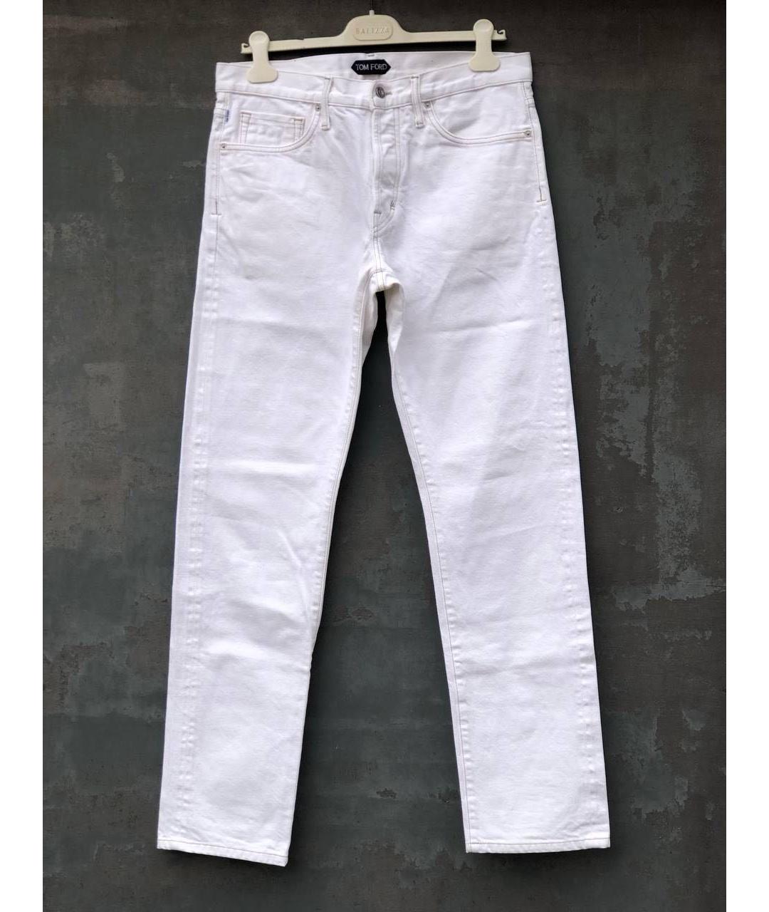 TOM FORD Белые джинсы скинни, фото 8