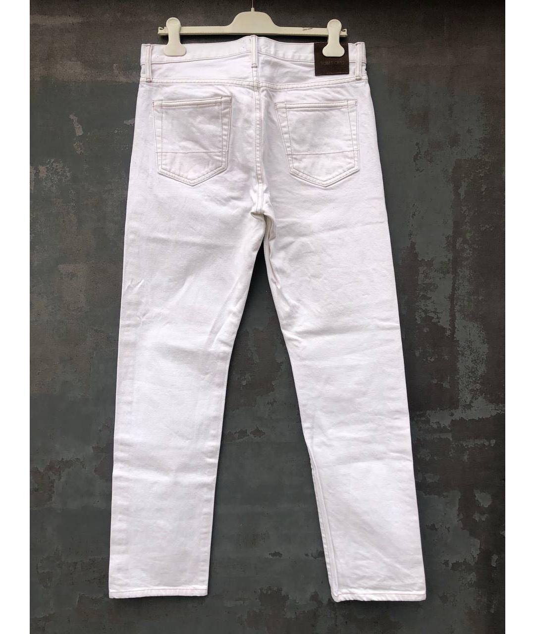TOM FORD Белые джинсы скинни, фото 7