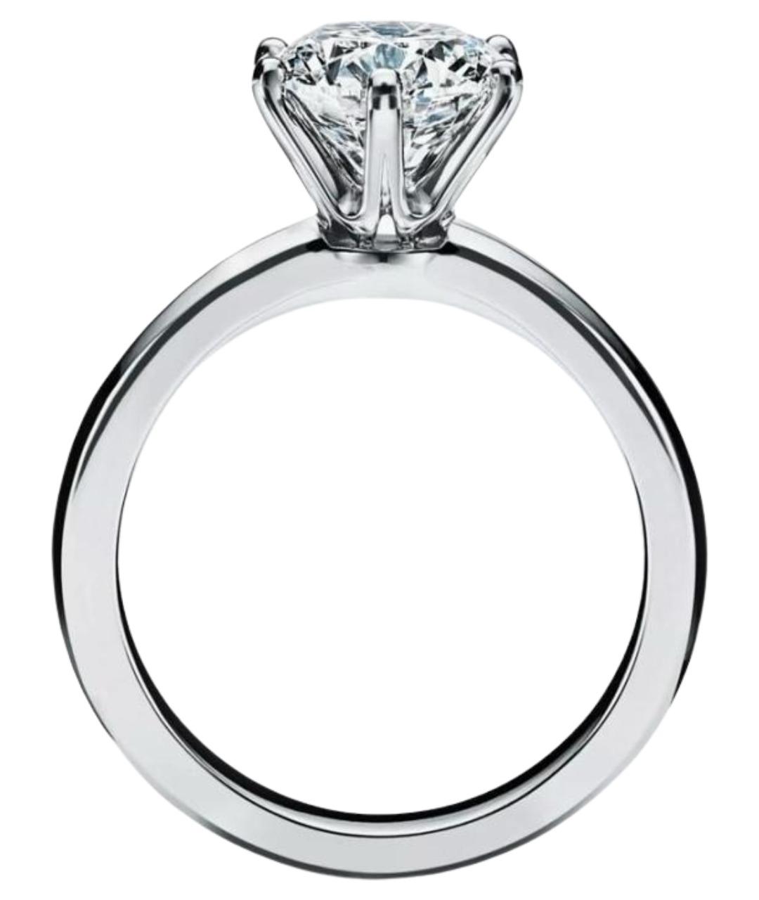 TIFFANY&CO Серебряное платиновое кольцо, фото 1