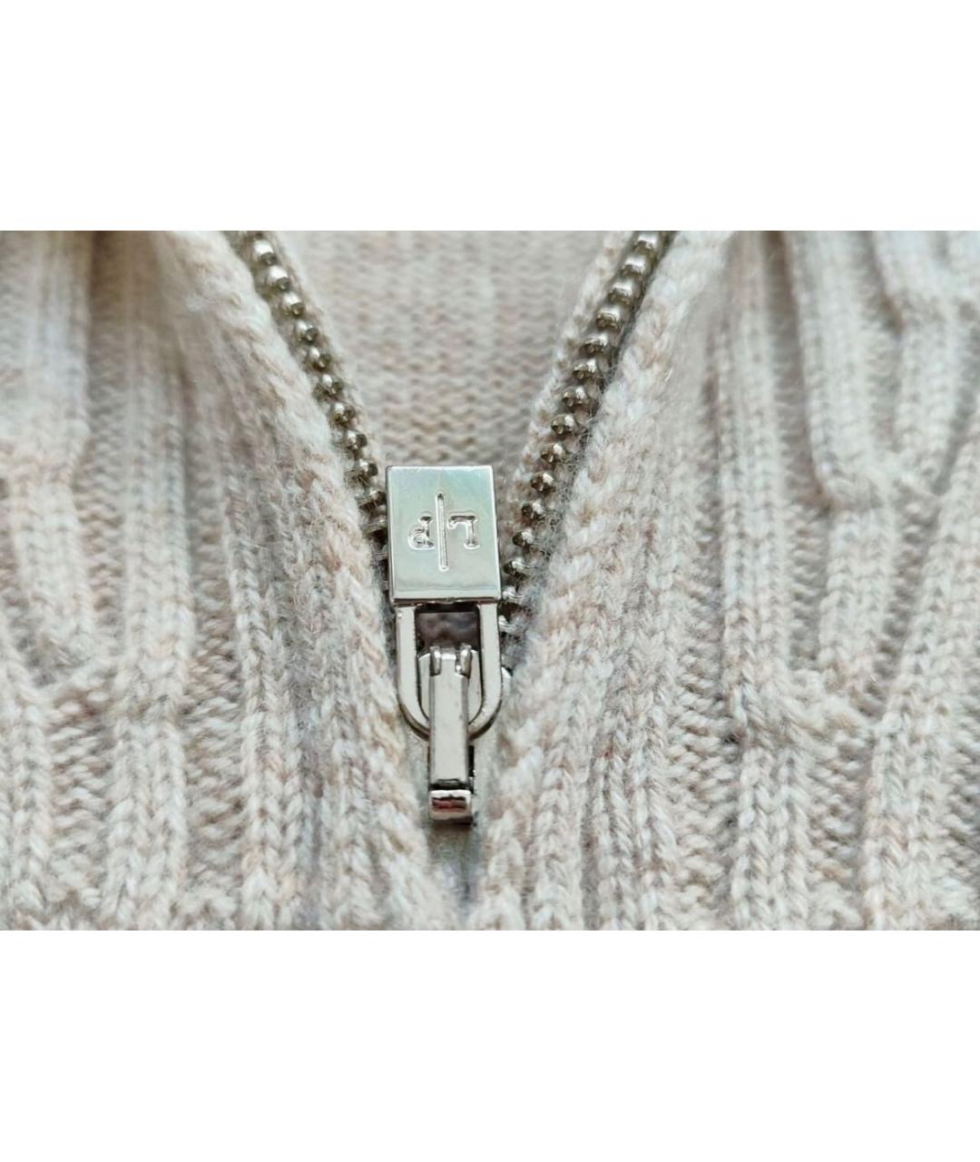 LORO PIANA Бежевый кашемировый джемпер / свитер, фото 6