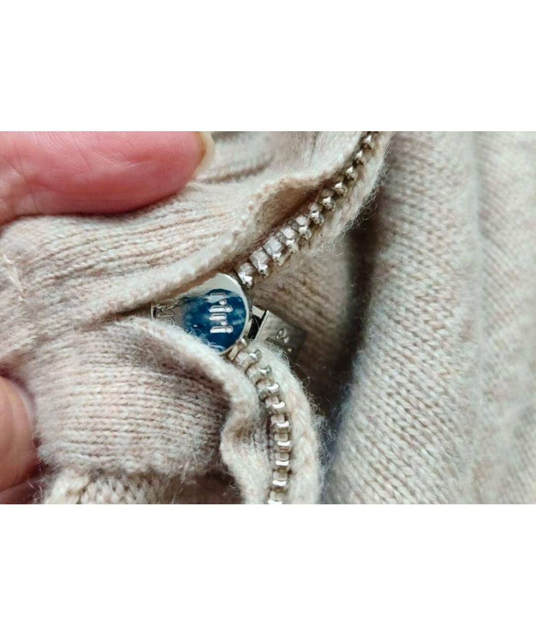 LORO PIANA Бежевый кашемировый джемпер / свитер, фото 8