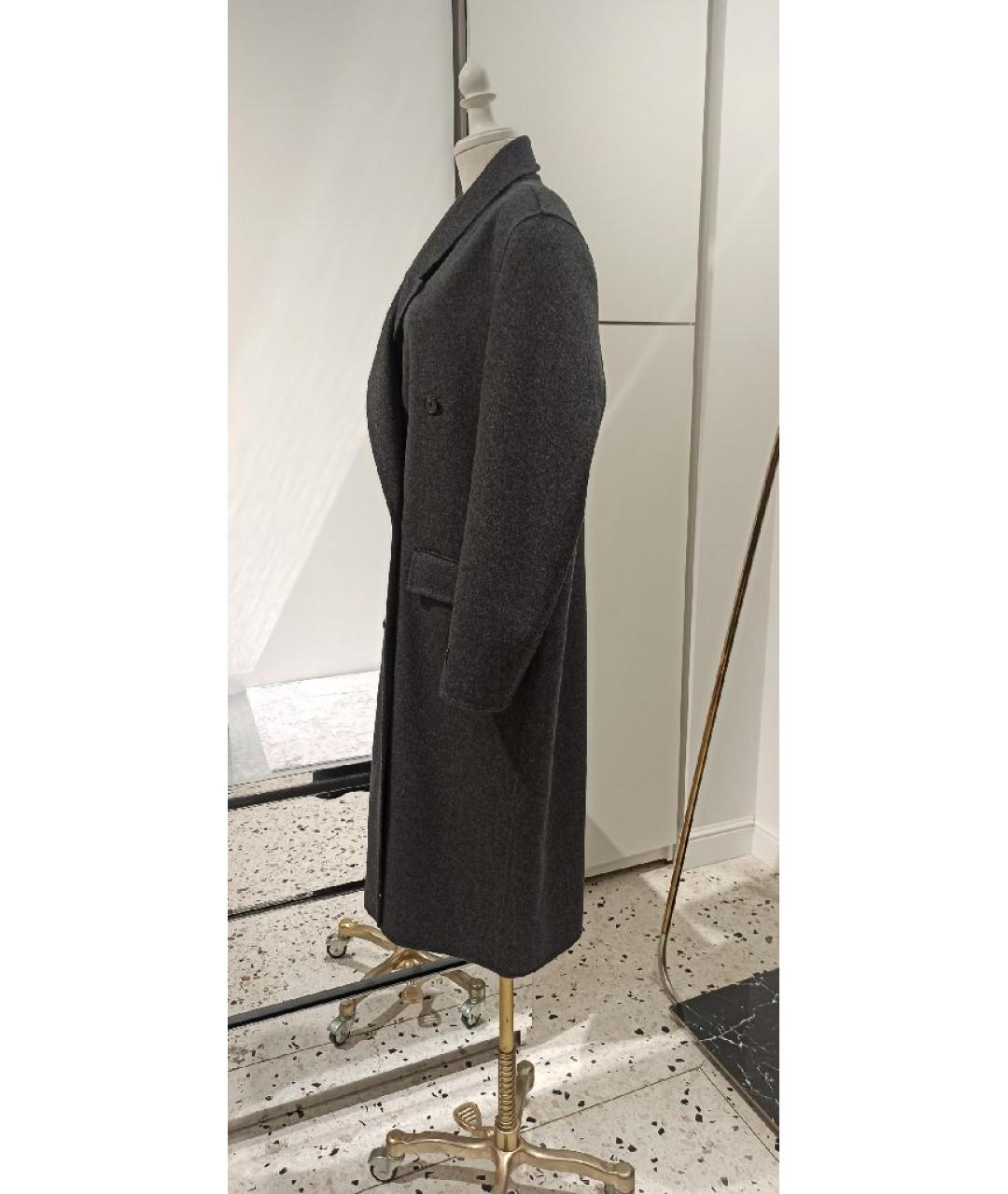 SPORTY AND RICH Серое пальто, фото 3