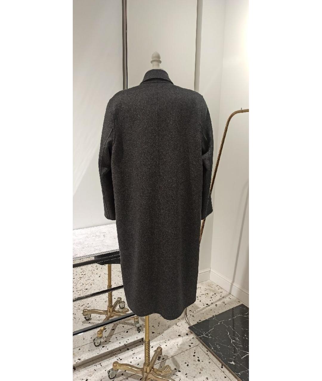 SPORTY AND RICH Серое пальто, фото 4