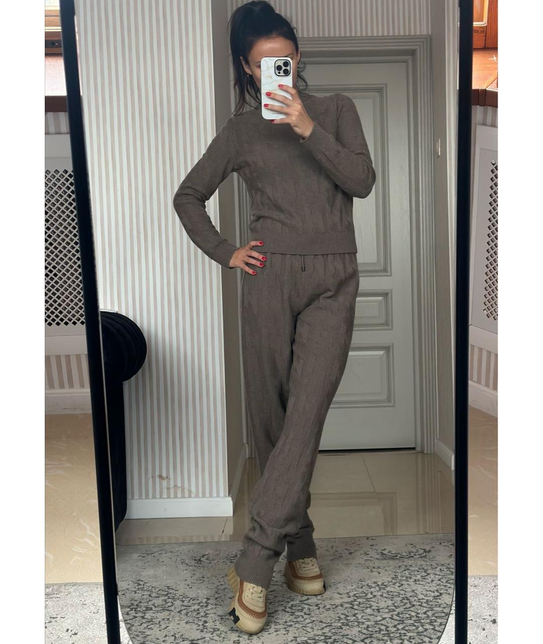 HERMES Серый костюм с брюками, фото 3