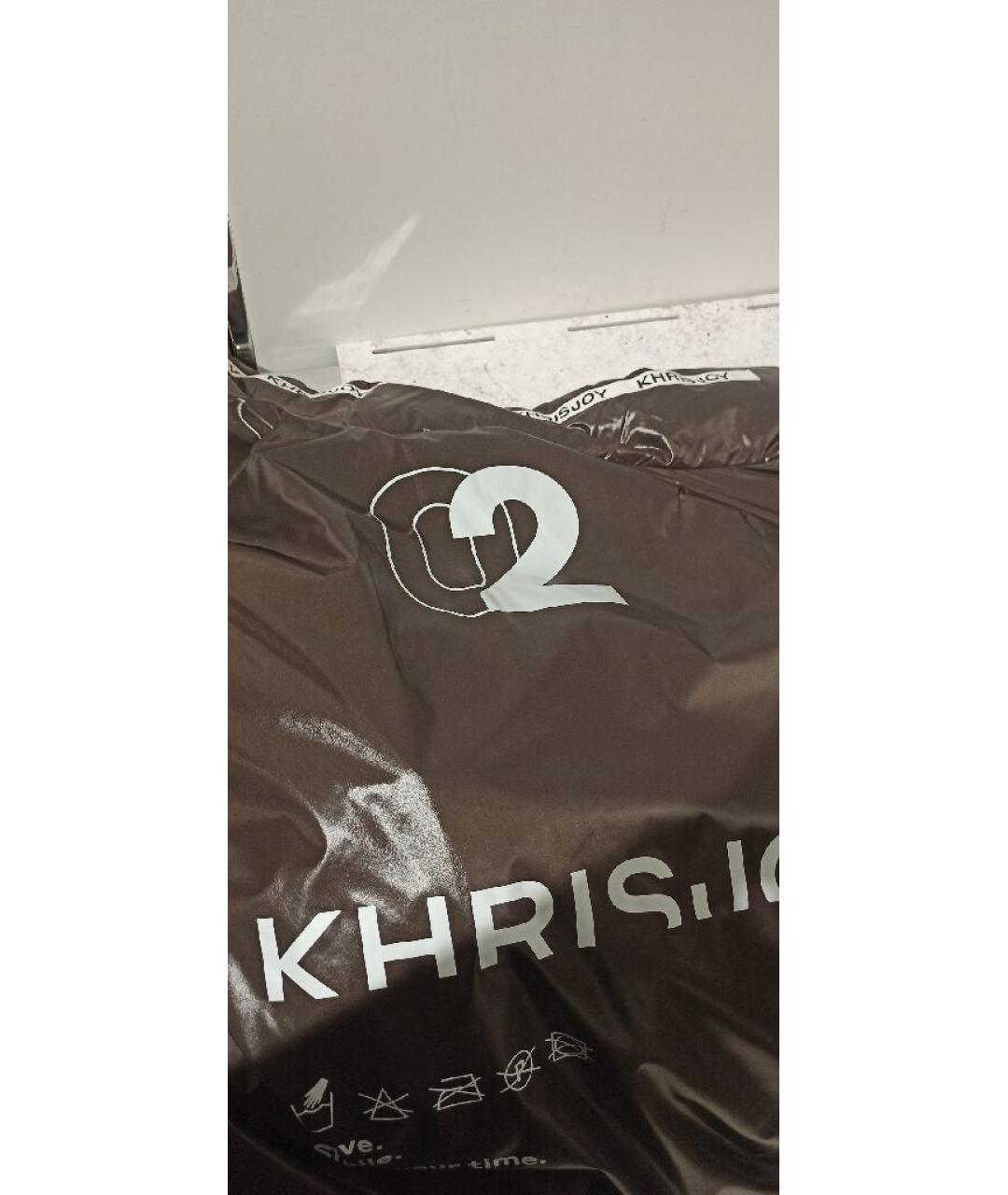 KHRISJOY Коричневый жилет, фото 6