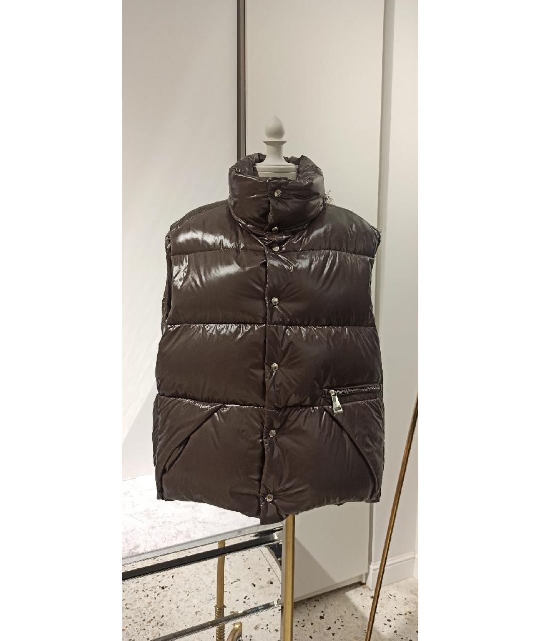 KHRISJOY Коричневый жилет, фото 2