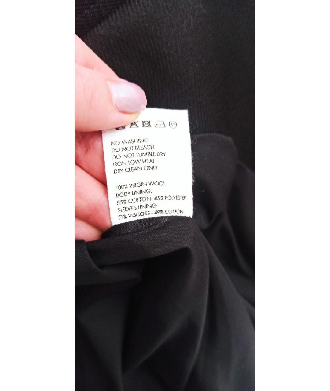 JACQUEMUS Черное шерстяное пальто, фото 8