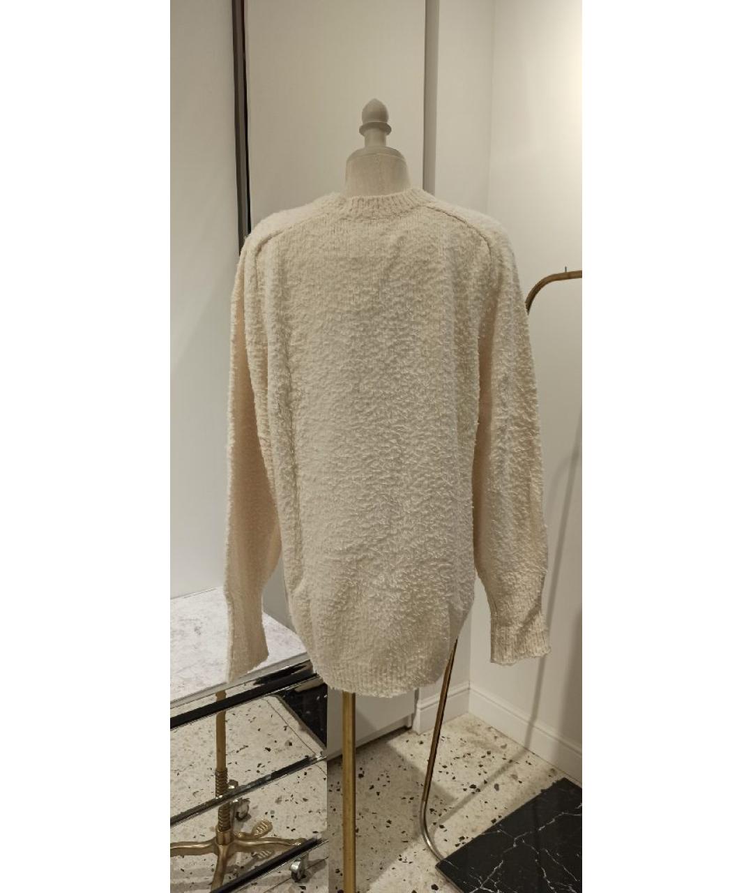 MAISON MARGIELA Бежевый хлопковый кардиган, фото 4