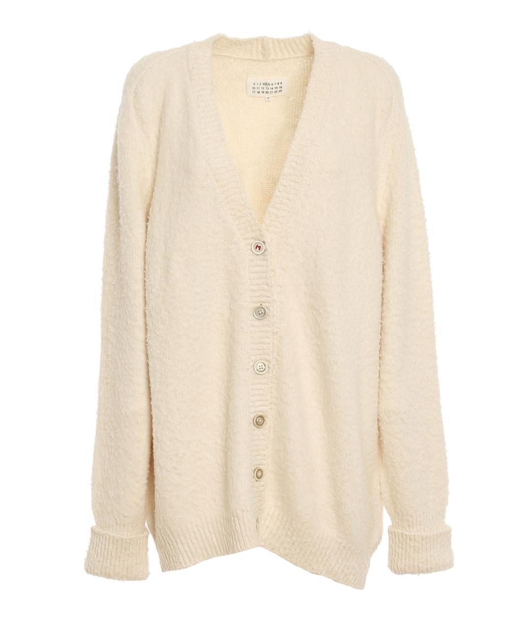 MAISON MARGIELA Бежевый хлопковый кардиган, фото 1